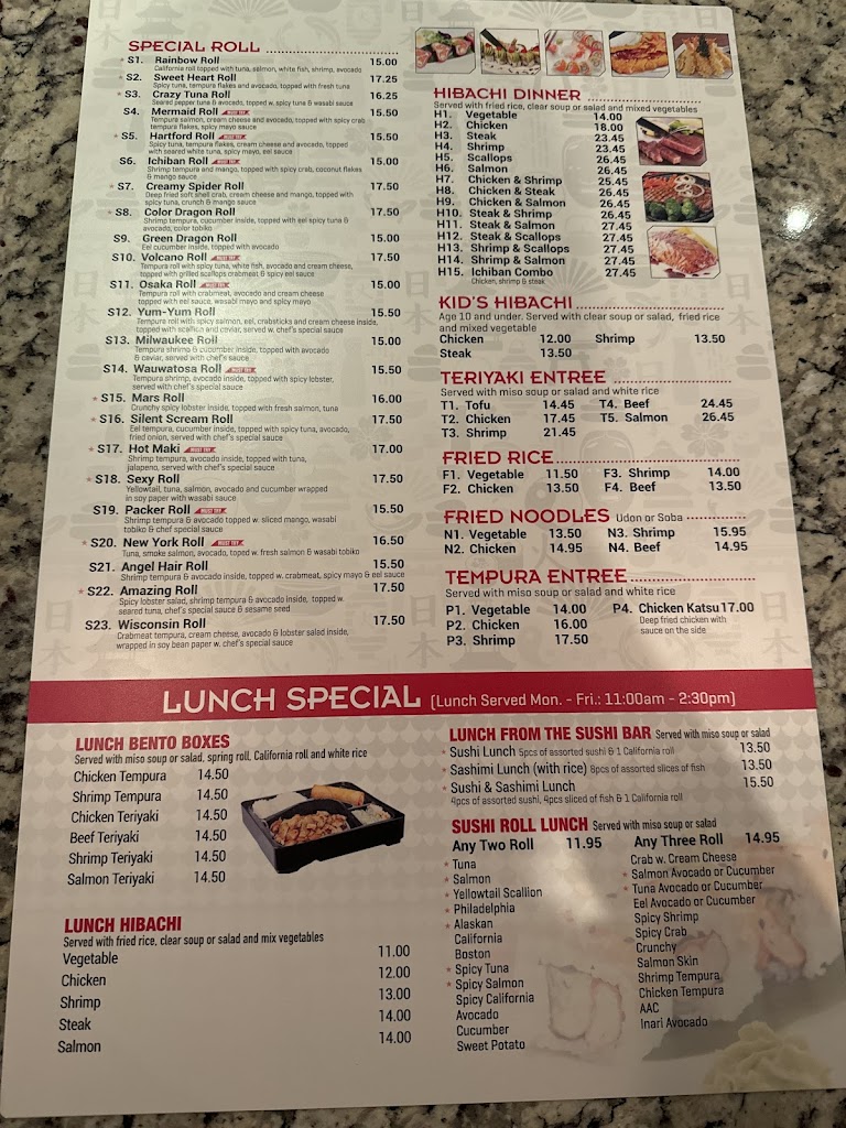  Ichiban Japanese Sushi & Steak House