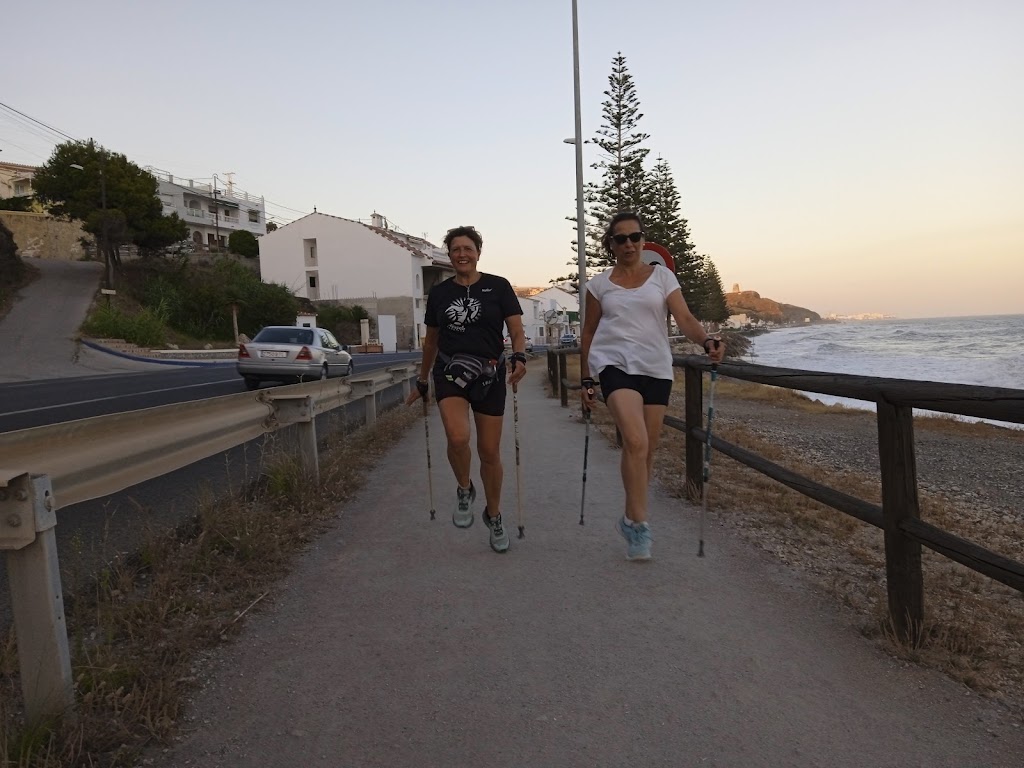 Nordic Walking Axarquia.Marcha nordica Axarquia Algarrobo Costa