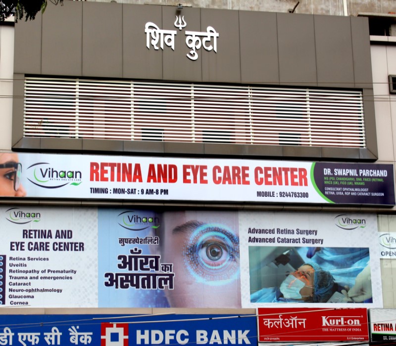 Vihaan Retina And Eye Care Center Best Eye Hospital In Raipur Retina Specialist Cataract Surgeon Uveitis Specialist