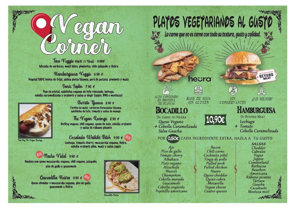 Bar El Purgatorio — Carta