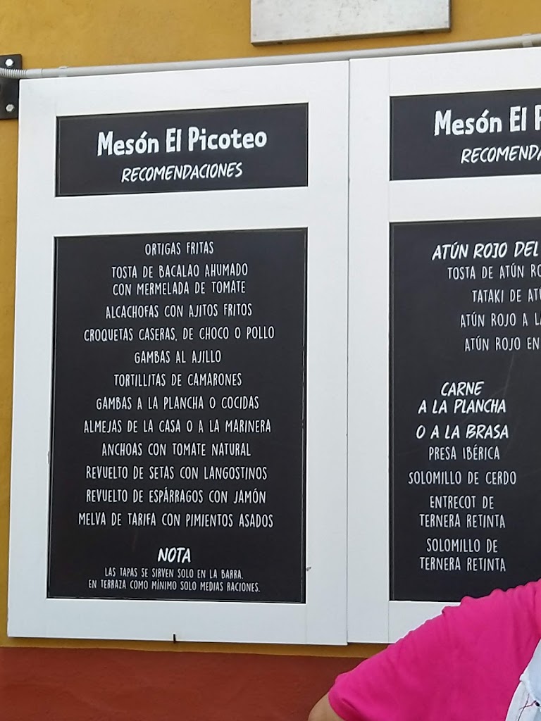 Meson Picoteo — Carta