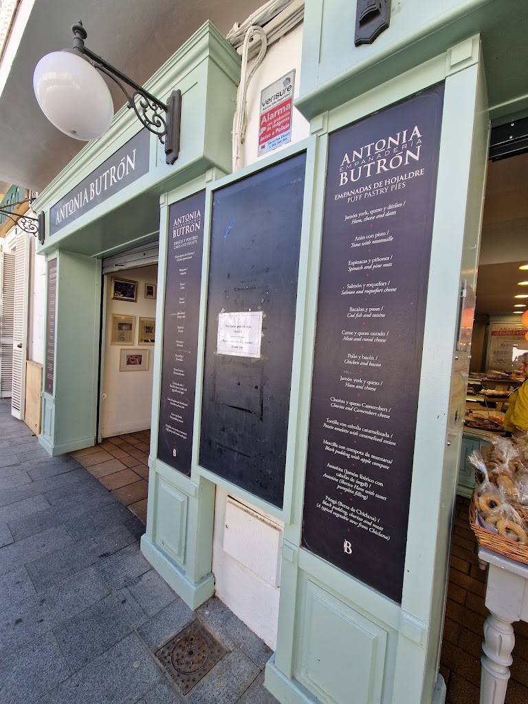 Cafeteria Antonia Butron — Carta
