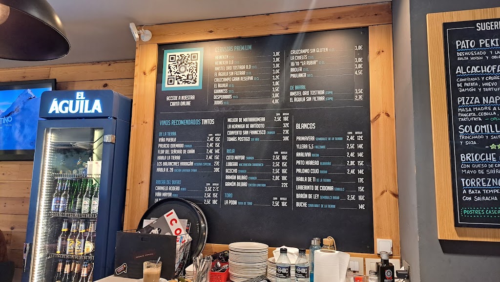 GastroBar Tentempie — Carta