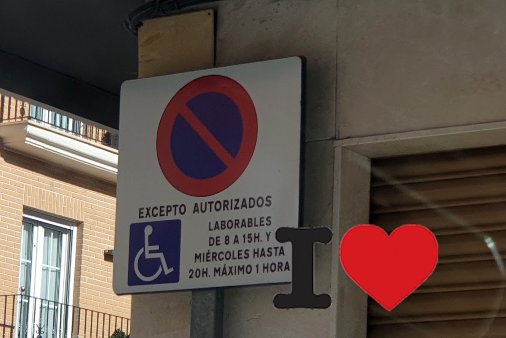 Aparcamiento minisvalido — Signo