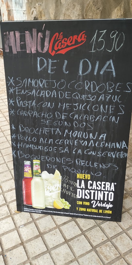 Restaurante La Conservera — Carta