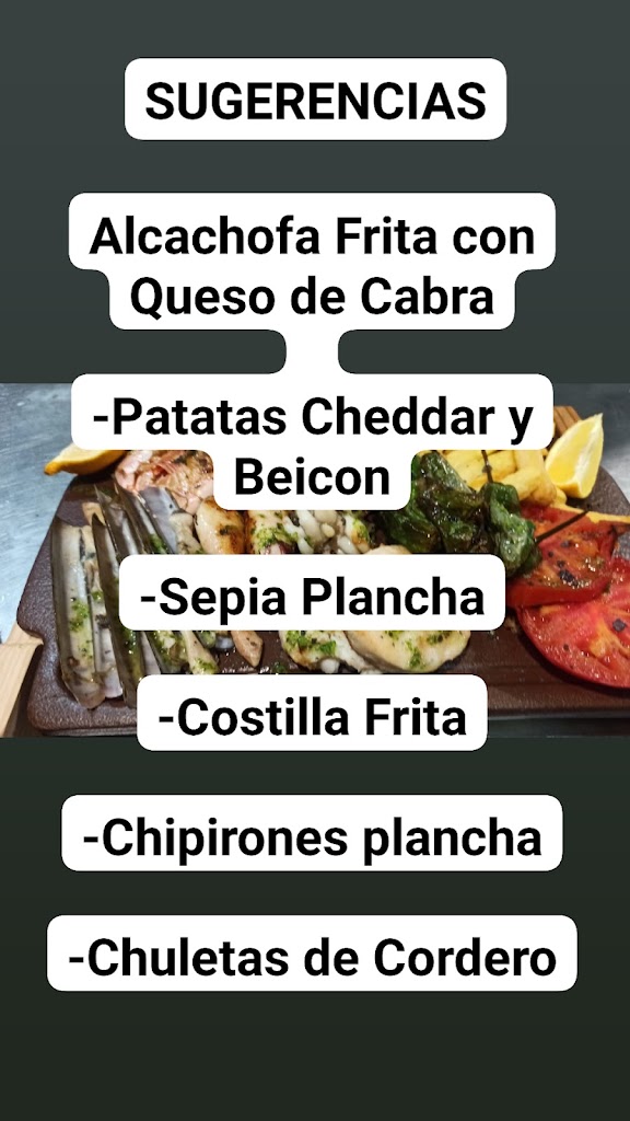 Restaurante Aury — Carta