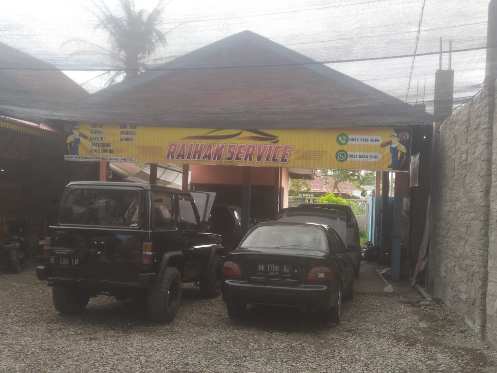 bengkel mobil raihan servis