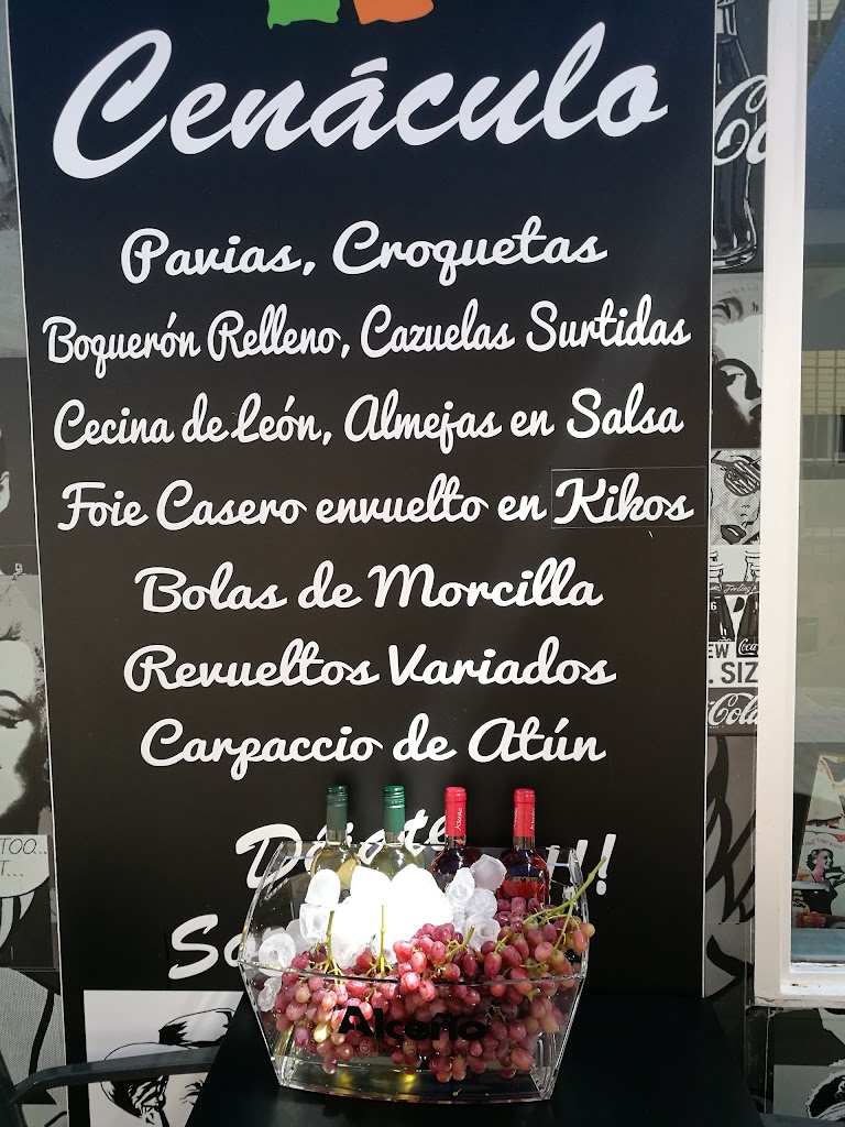 Restaurante Cenaculo — Carta