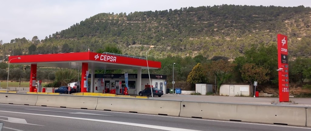 Estacion de servicio Cepsa — Surtidor de combustible