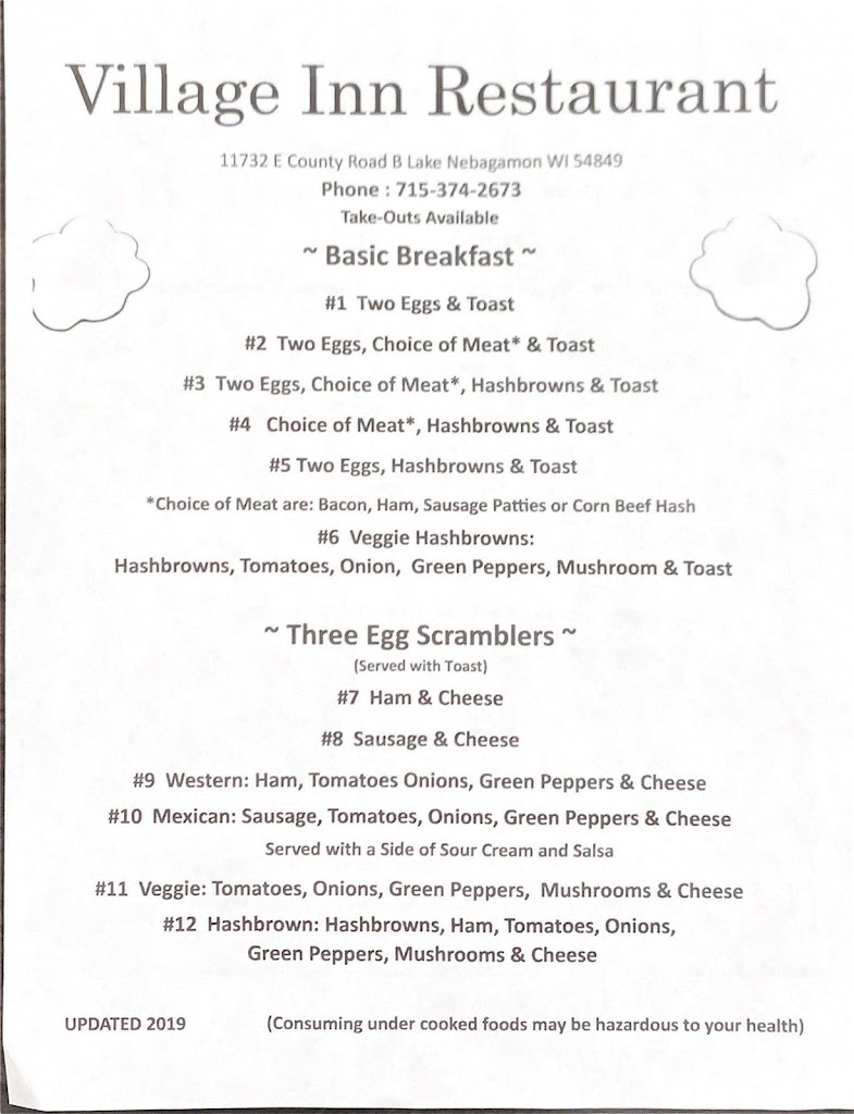  Lake Nebagamon Village Inn Motel and Restaurant