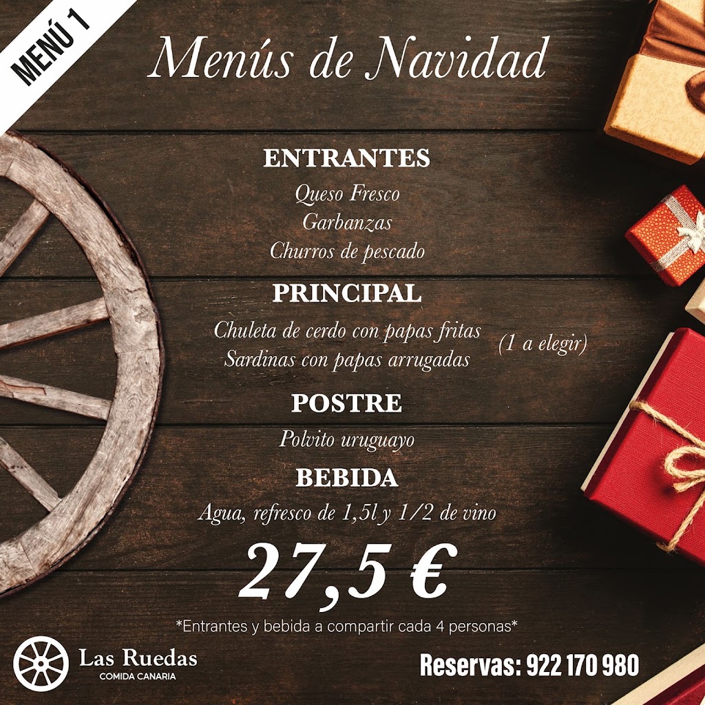Las Ruedas comida canaria — Carta