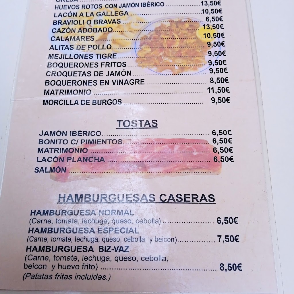 Cafeteria Bar BIZ VAZ — Carta