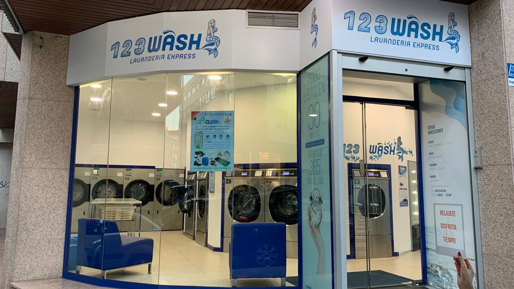 123 WASH Independencia Lavanderia Autoservicio Vigo