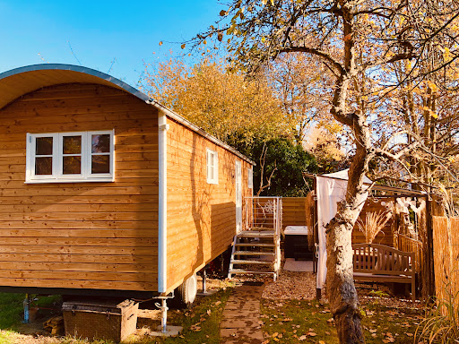 Zirkuswagen mit Pool in Sauna Petershagen