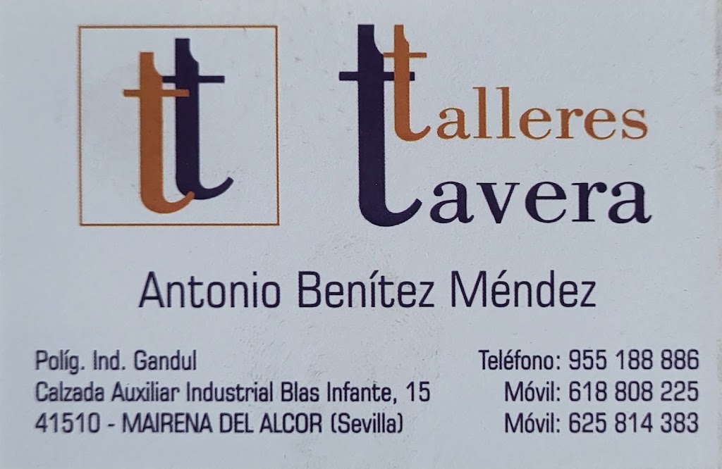 Talleres Tavera — Del propietario