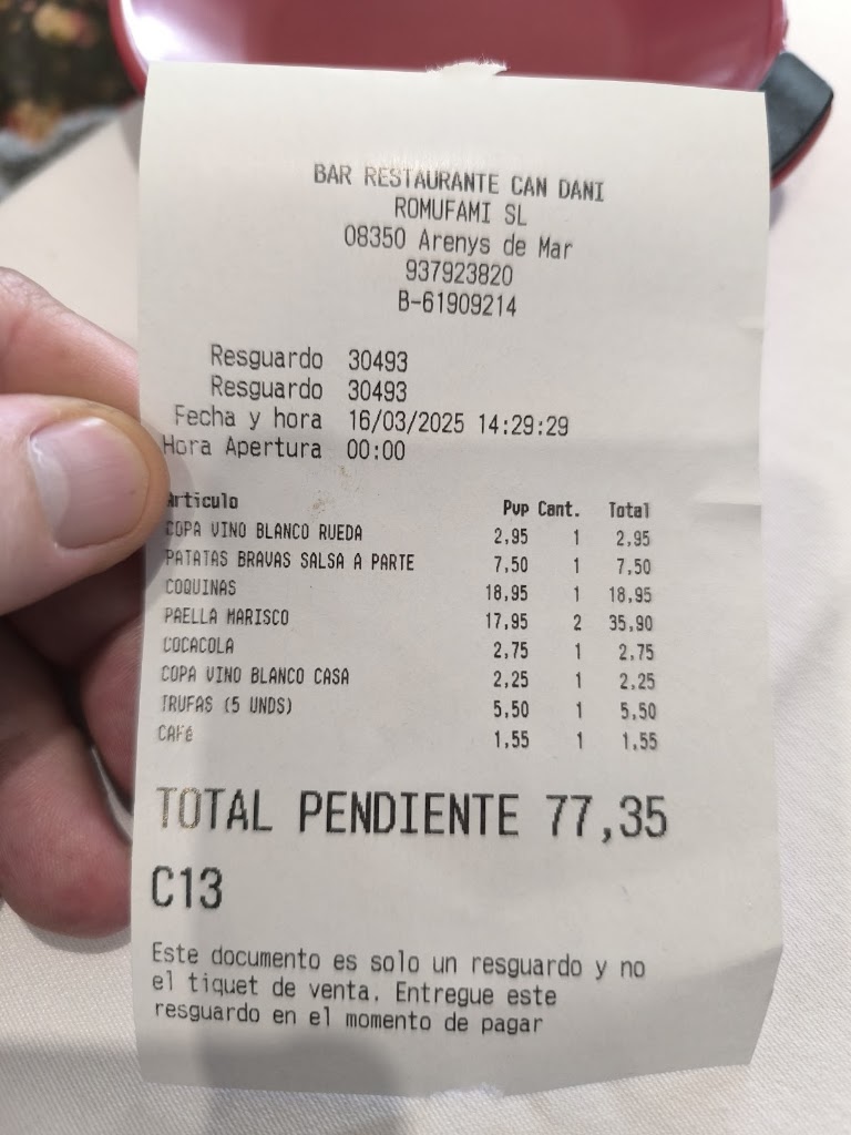 Restaurant Can Dani — Mas recientes