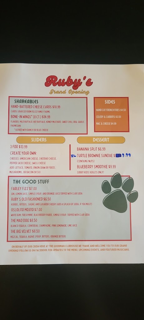  The Goodman Clubhouse Event Venue & Ruby's Bar