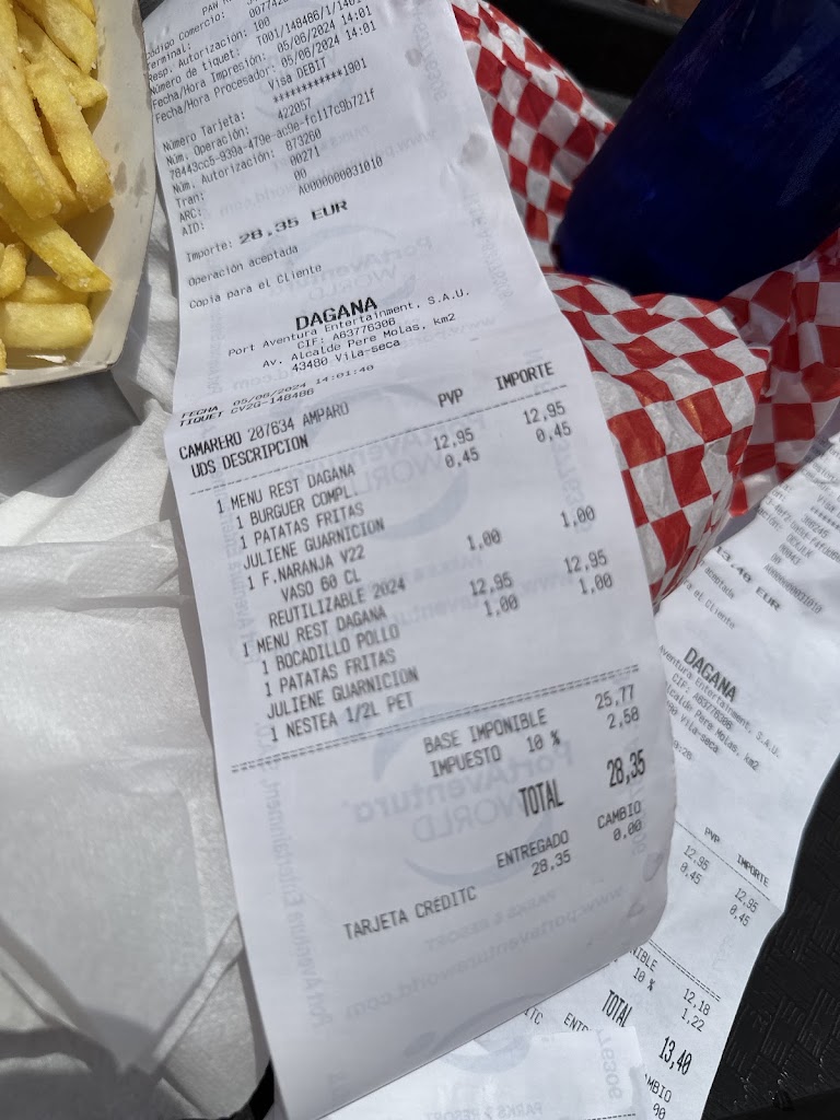 Restaurante Dagana — Papas fritas