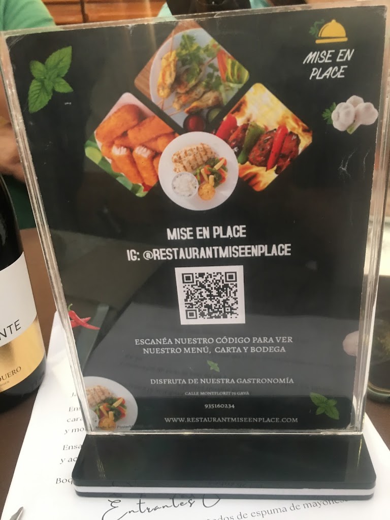 Restaurant Mise en Place — Carta