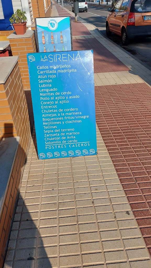 Restaurante la Sirena — Carta