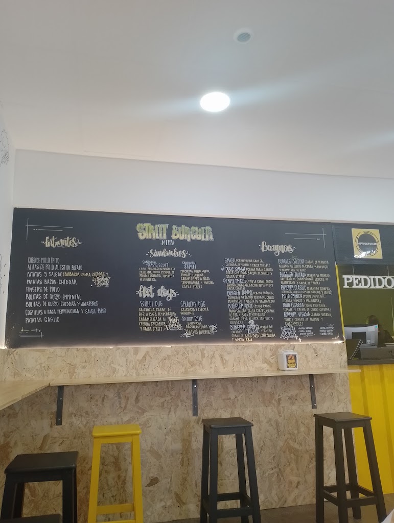 Street burguer — Carta