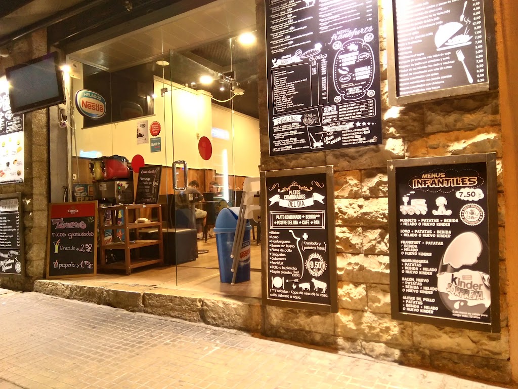 El Meu Bar — Carta