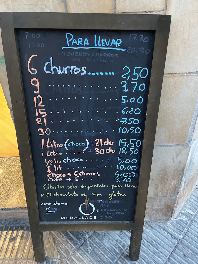 Cafeteria Sant Xavier — Carta