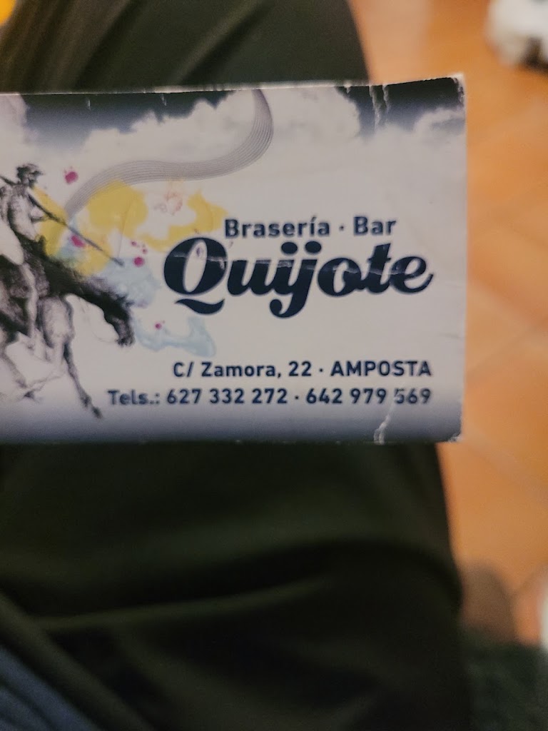 Braseria Quixot — Carta