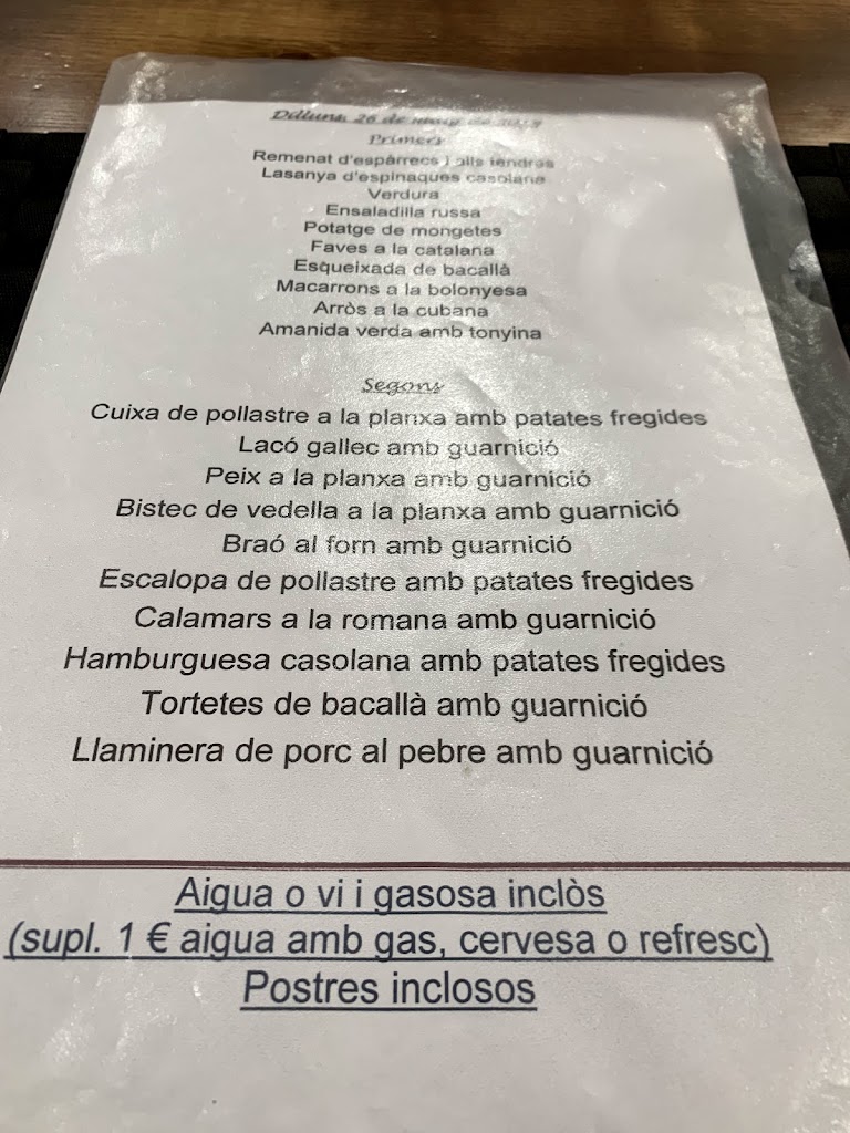 Bar Jacquard — Carta