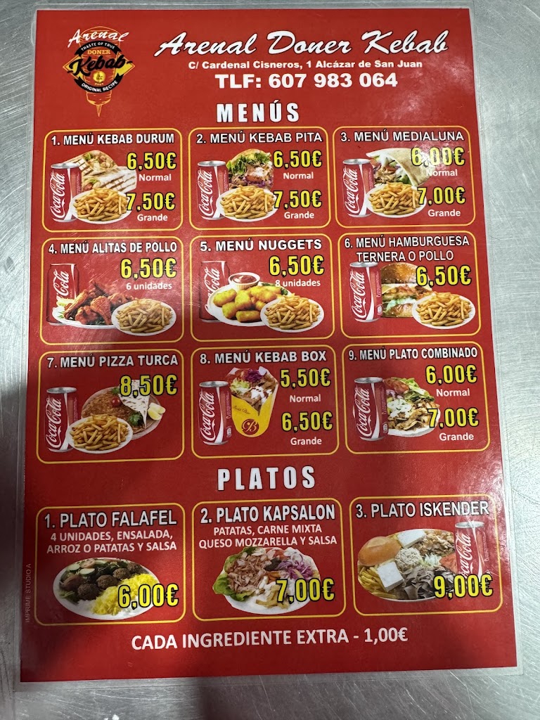 ARENAL DONER KEBAB — Mas recientes