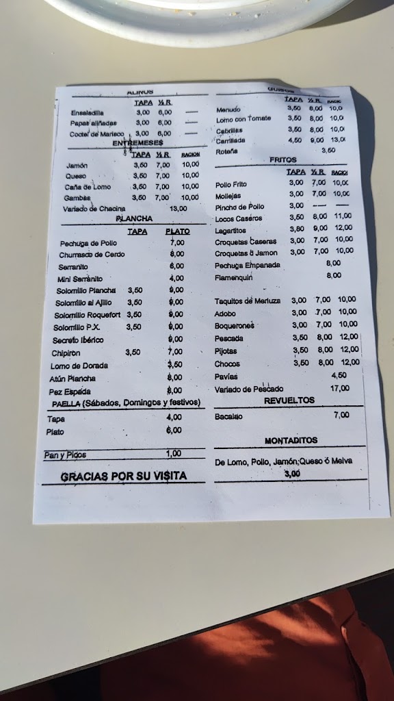 Pena Betica de Utrera — Carta