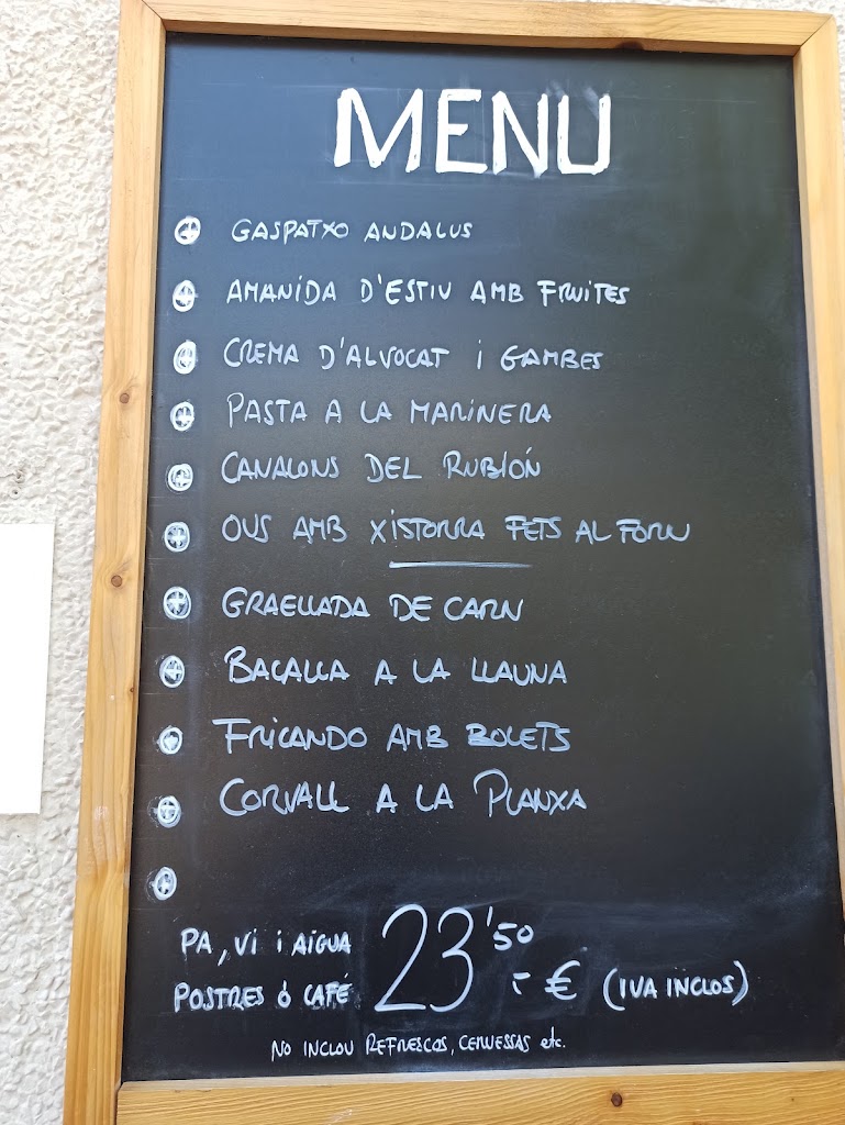 Restaurant Rubion — Carta