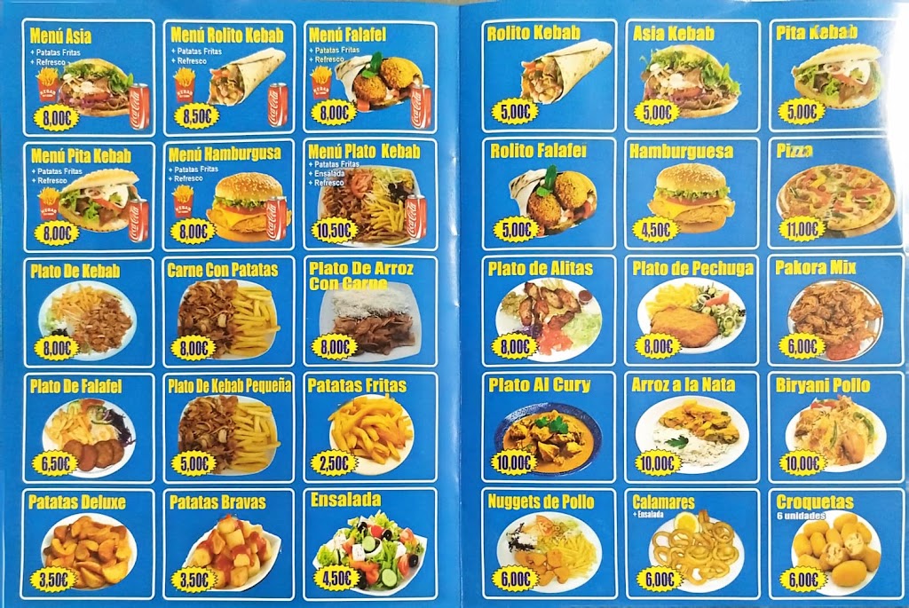 Kebab Alt Camp — Carta
