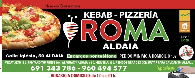 Roma Pizzeria Kebab — Del propietario