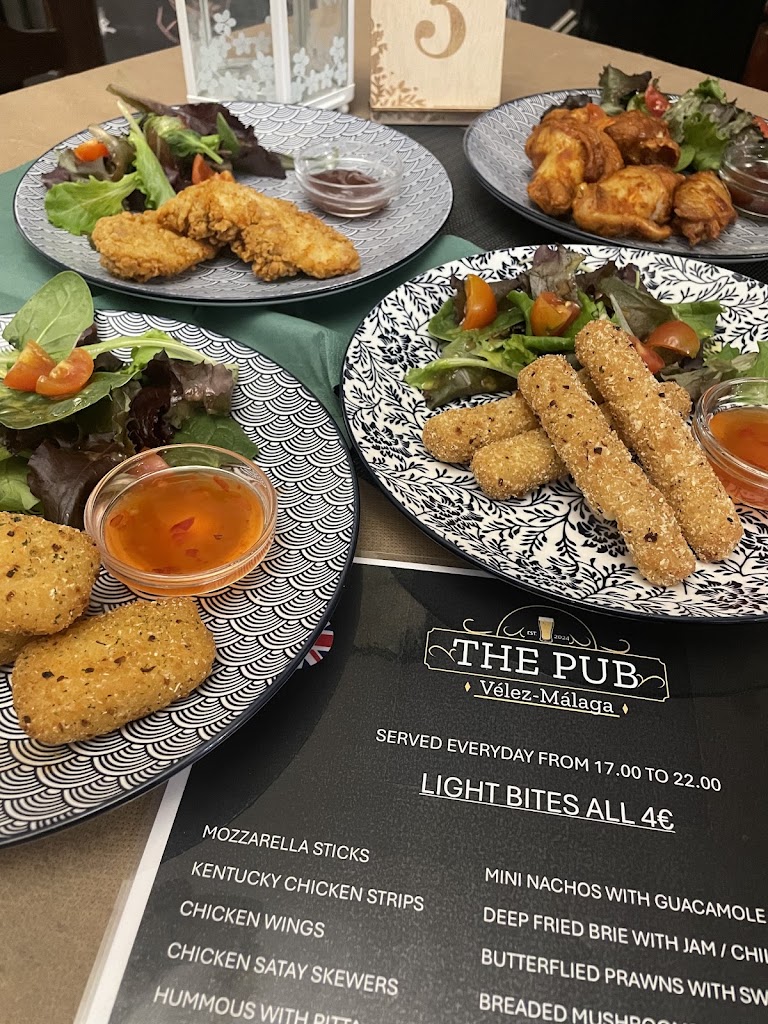 The Pub Velez Malaga — Carta