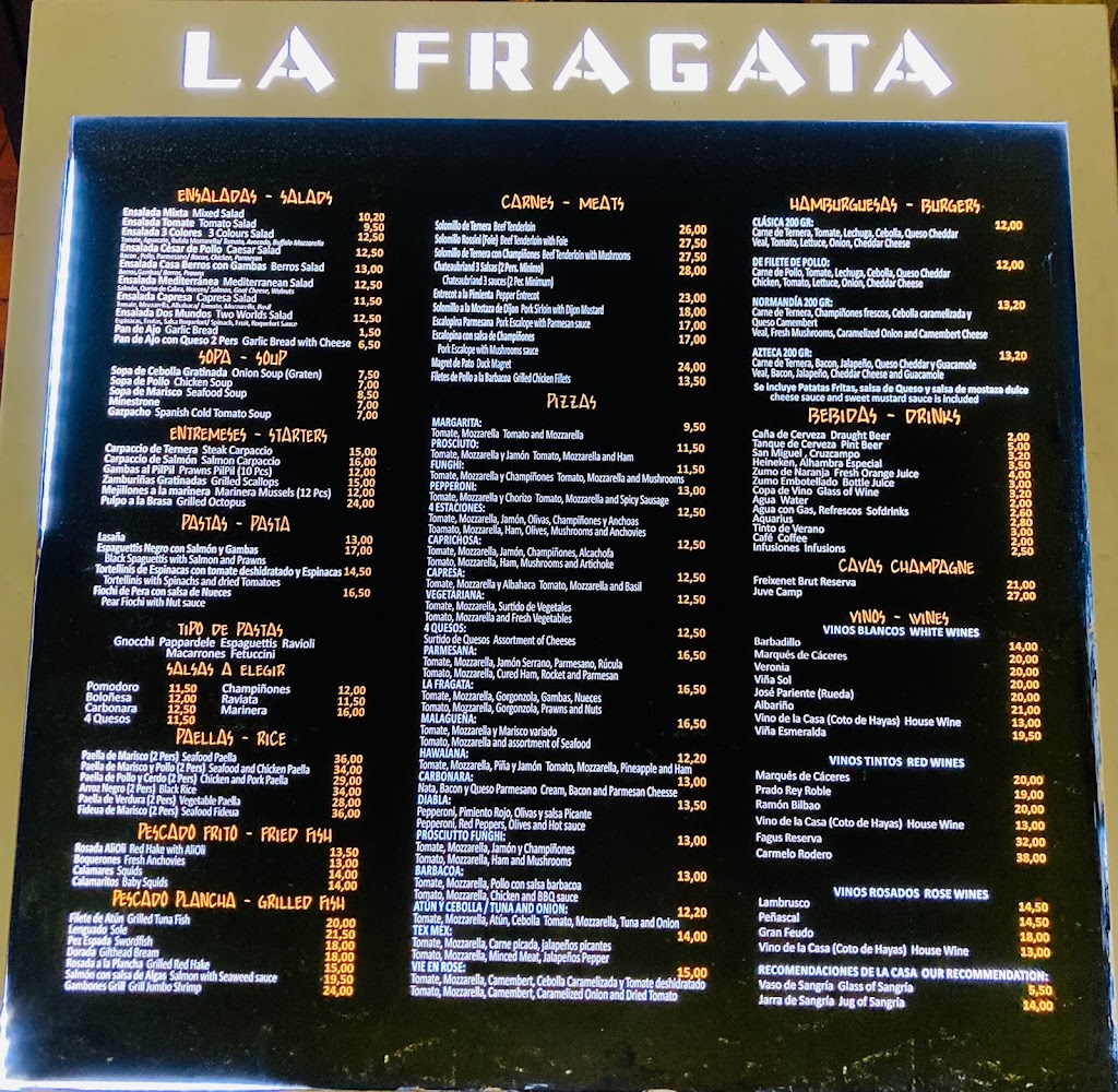 La Fragata de Tito — Carta