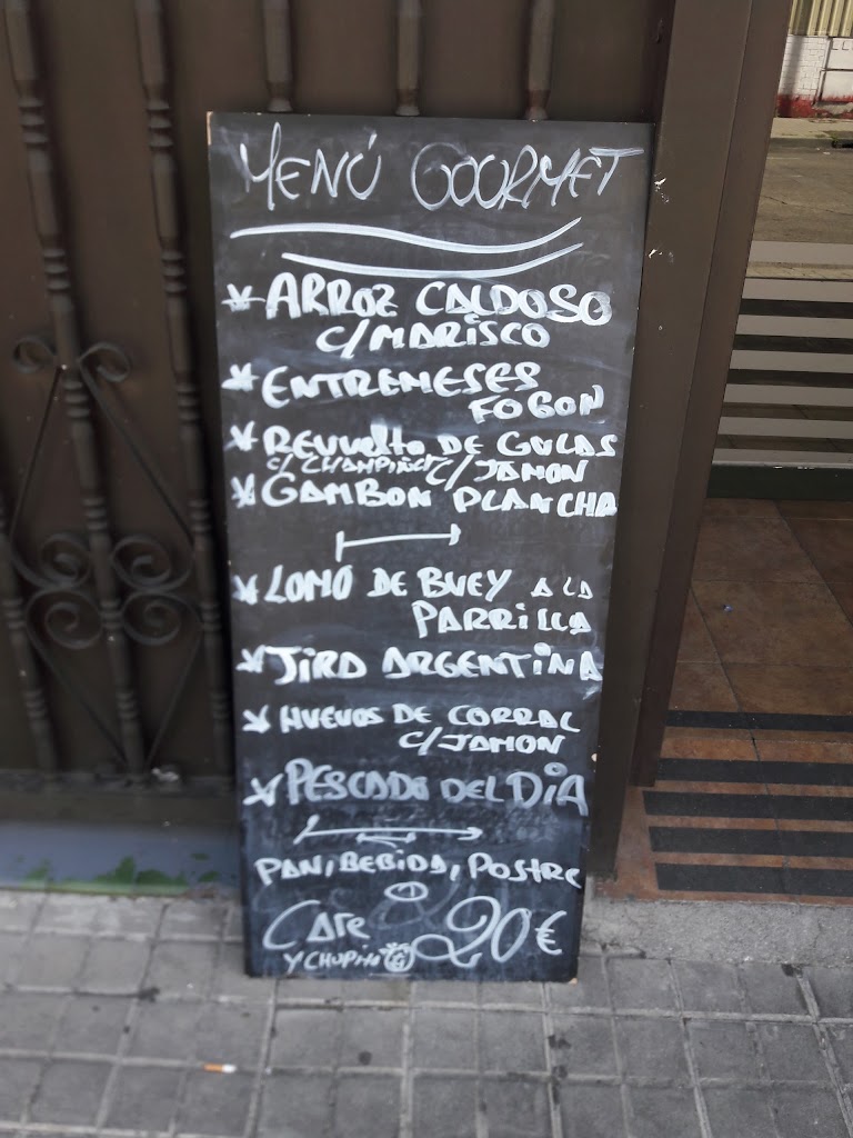 El Fogon De Alcorcon — Carta