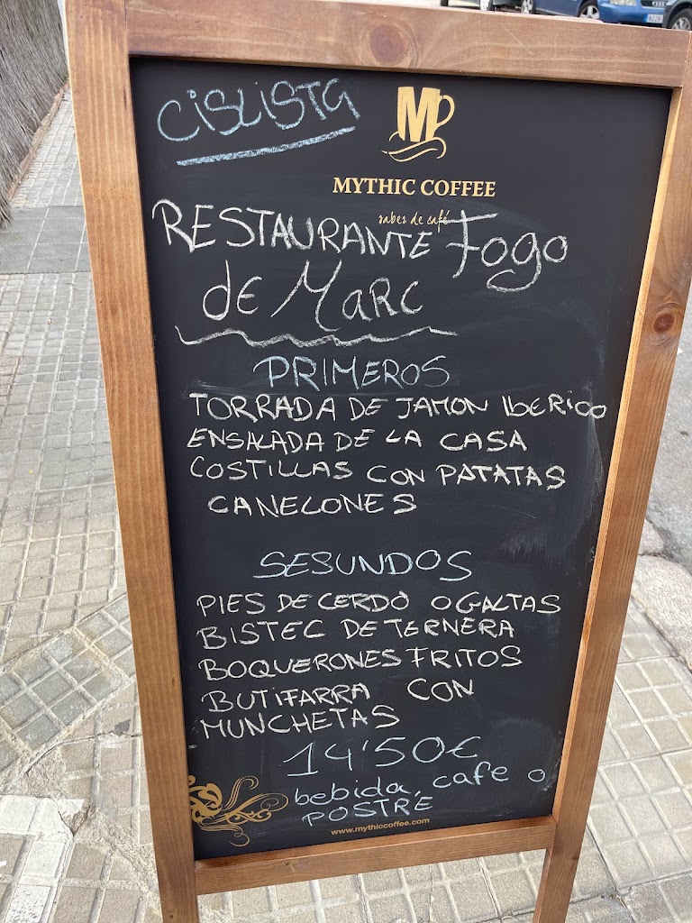 Fogo Del Marc — Carta