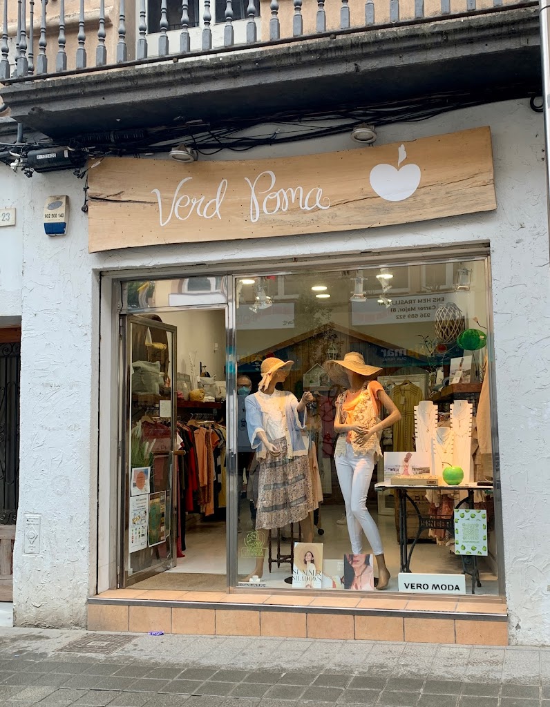 Tienda ropa sostenible Verd Poma Molins de Rei