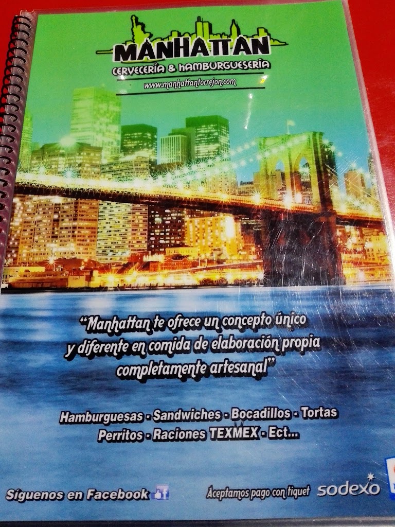 Hamburgueseria Manhattan — Carta