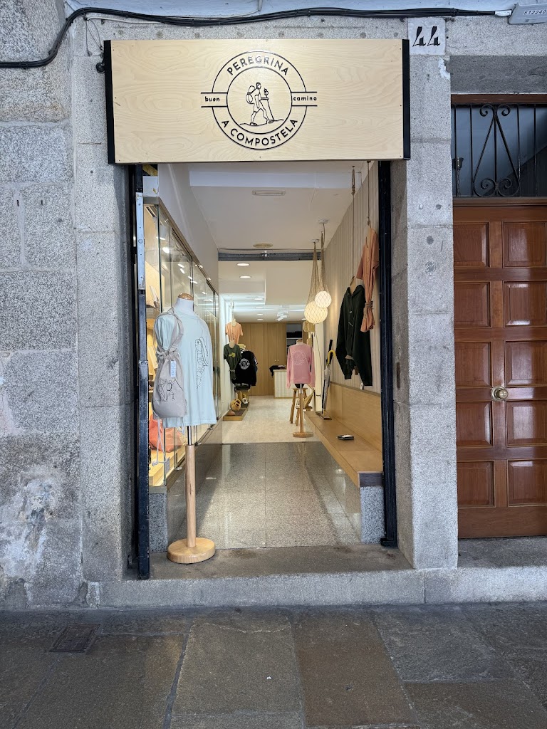 Peregrina a Compostela