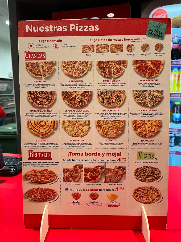 Telepizza Aranda de Duero - Comida a Domicilio — Carta