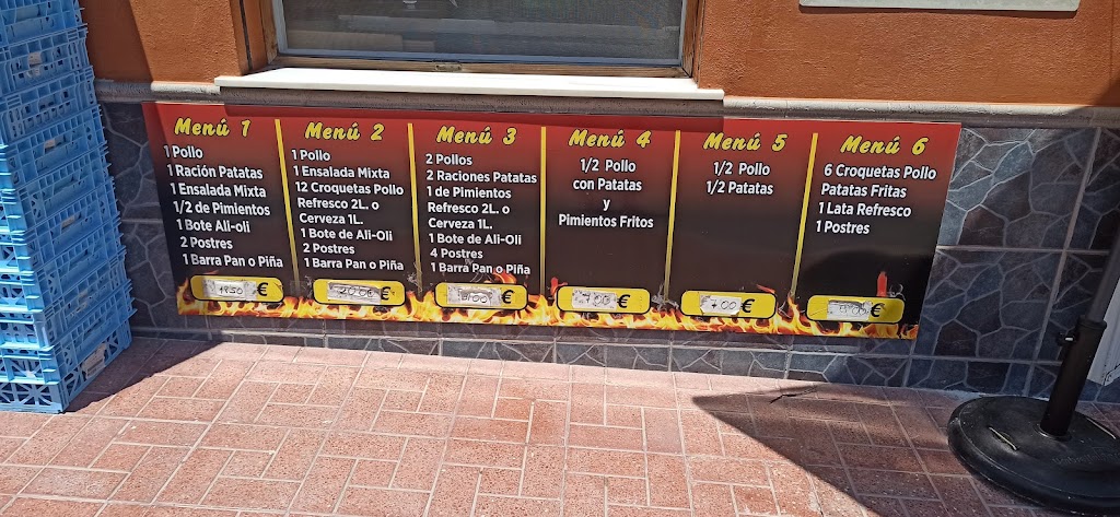 Asador de Pollos La Estacion — Carta