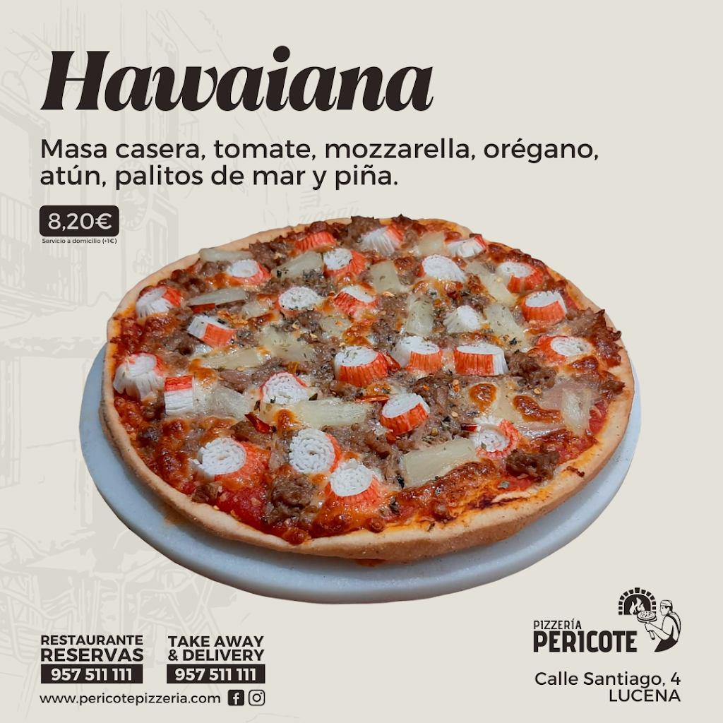PERICOTE Pizzeria — Carta