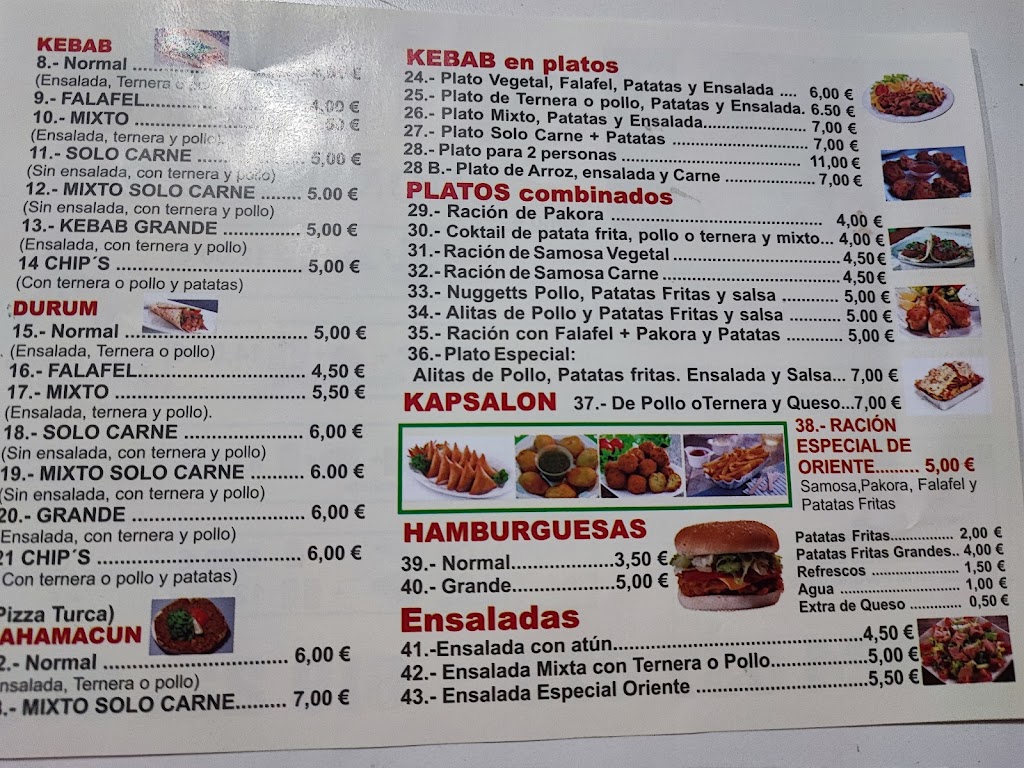 Oriente Doner Kebab — Del propietario