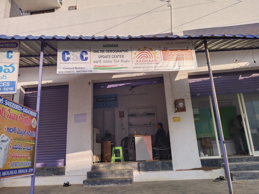 Csc Aadhaar Demographic Update Center Srirama Online Services