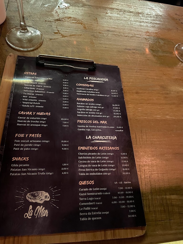 La Mar — Carta