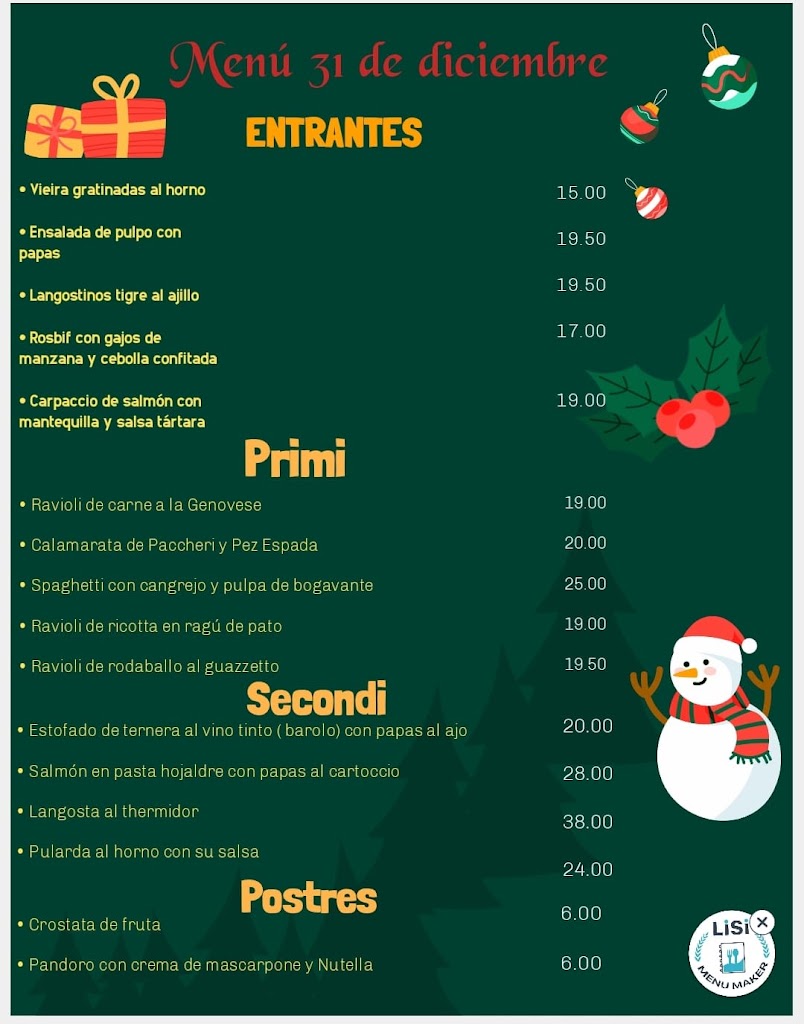 Gastro Gallo — Carta