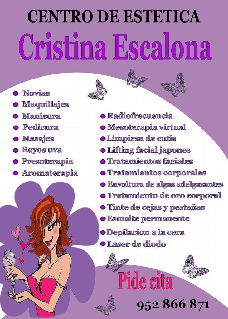 Cristina Escalona Centro de Estetica — Carta
