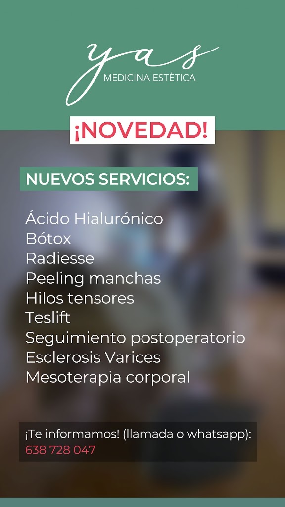 Yas Estetica Figueres — Carta